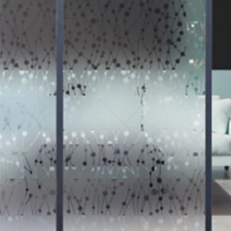 Film décoratif dépoli avec motifs