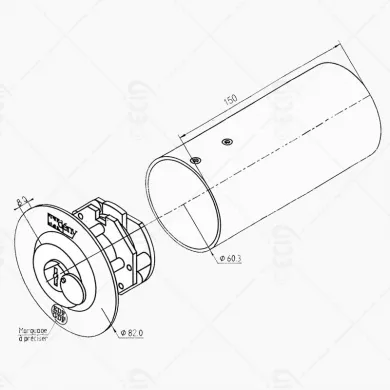 Tube à clés Deny 18419