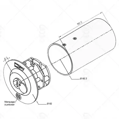 Tube à clés Deny 18519
