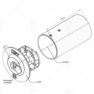 Tube à clés Deny 18519