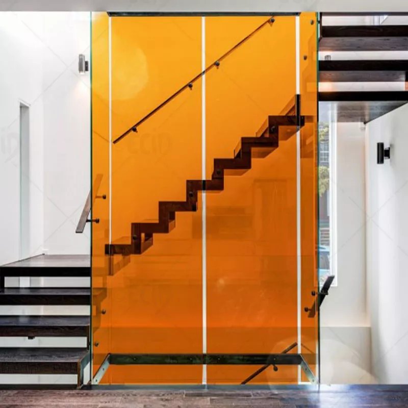 Film décoratif de couleur orange