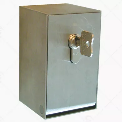 Coffre à clé inox à pêne ressort pour canon 10/30