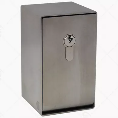 Coffre à clé inox à pêne ressort pour canon 10/30