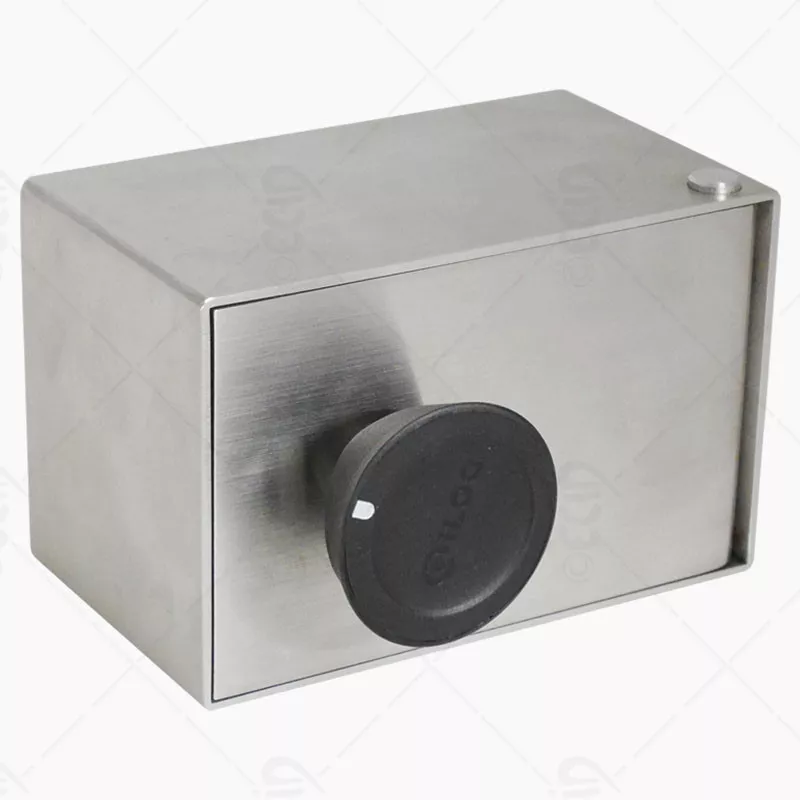 Coffre à clé inox à pêne ressort pour canon 10/30