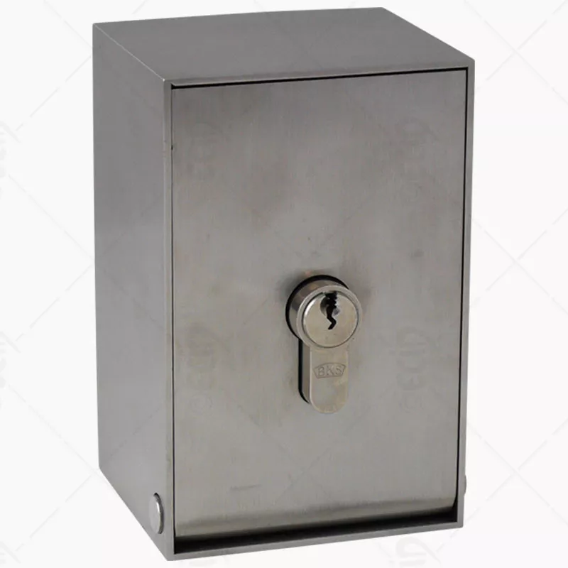 Coffre à clé inox à serrure pour canon 10/30