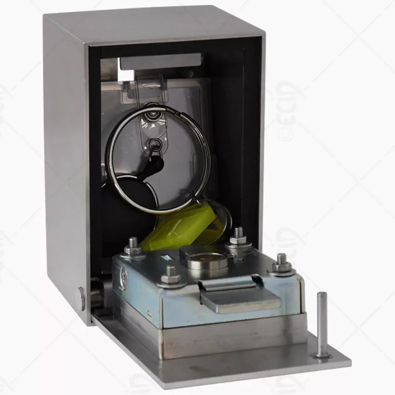 Coffre à clé inox à serrure pour canon 10/30