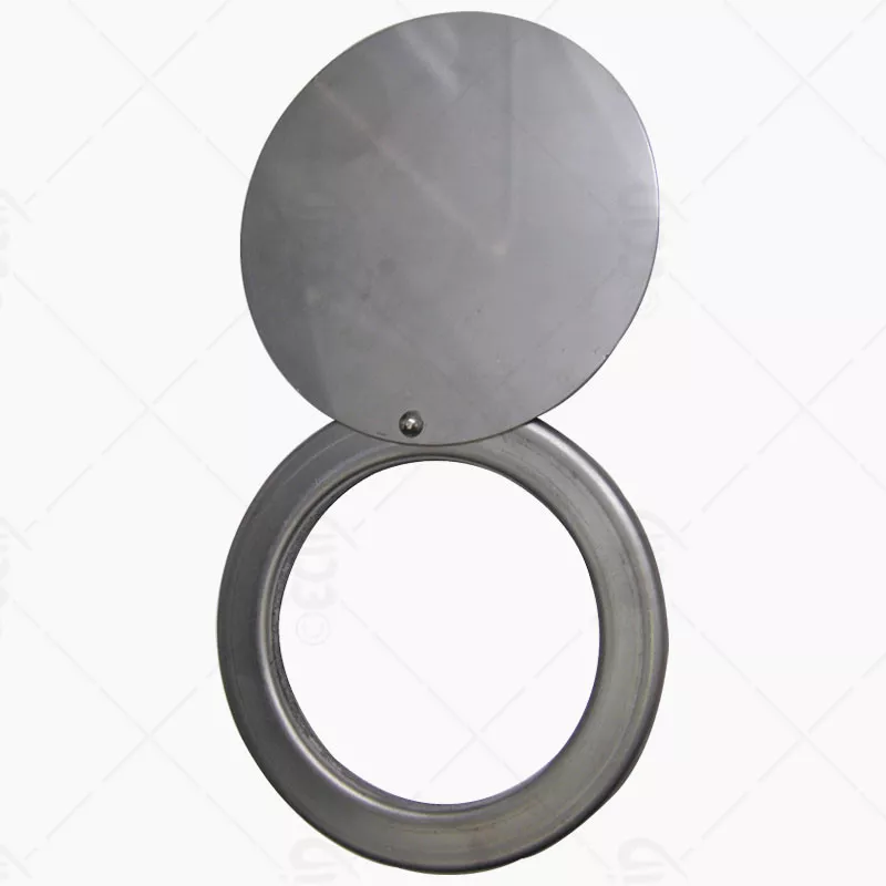 Rosace avec opercule anti-poussière Ø70