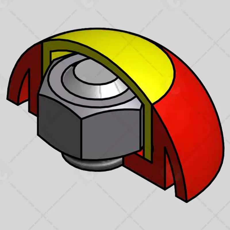 MT-FOOT - kit de fixations au sol standard