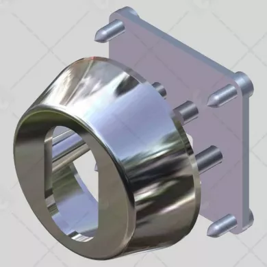 iLOQ S5 - kit d'installation pour porte bois