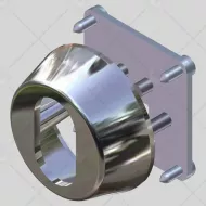 iLOQ S5 - kit d'installation pour porte bois