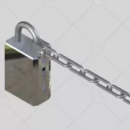iLOQ S5 - cadenas grade 5 anse courte + chaîne