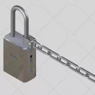 iLOQ S5 - cadenas grade 5 anse haute + chaîne