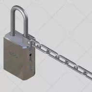 iLOQ S5 - cadenas grade 5 anse haute + HTR + chaîne