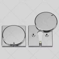 Rosette magnétique clé I carrée