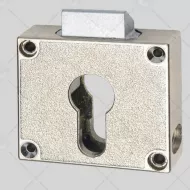 Serrure de meuble clé I - pêne 1/2 tour - haut