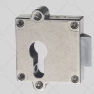 Serrure de meuble clé I - pêne 1/2 tour - latéral