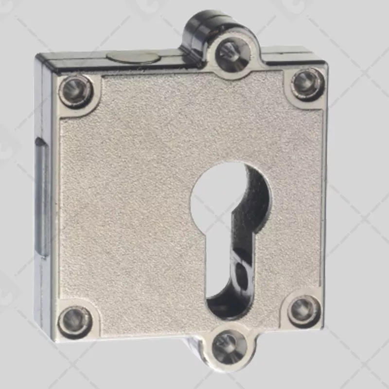 Serrure de meuble - pêne dormant seul - latéral