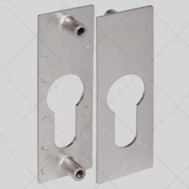 Rosette à fixations traversantes rectangulaire